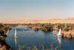Rechtes Nilufer südlich der Stadt Assuan in Ägypten.