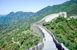 Landschaft an der Chinesischen Mauer bei Badaling.