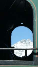 Ein (Durch-)Blick auf die Gifpel des Mont-Blanc Gebietes.