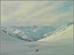 Vom Oberalppass geht es mit dem Glacier Express weiter in Richtung Andermatt (Kanton Uri).