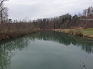 Fluss Iller bei Unterau im Illerwinkel (22.01.2025)