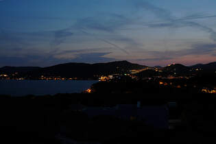 Cala Rajada zur blauen Stunde von Punto des Castellas aufgenommen 21.09.2017