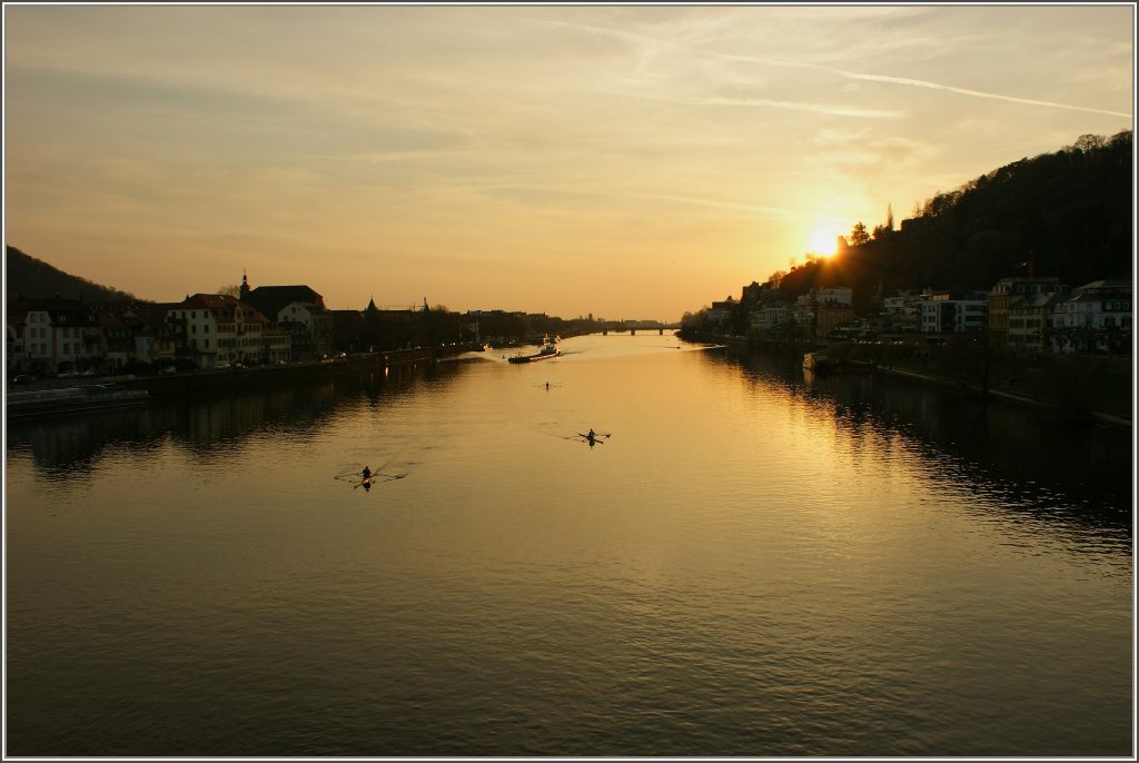 Abendstimmung am Neckar.
(27.03.2012) 