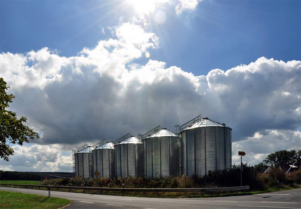 Silos im Gegenlicht - 19.09.2012