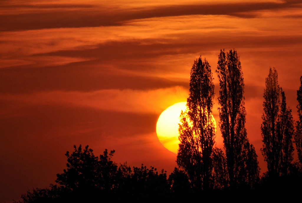 Sonnenuntergang in der Eifel - 05.05.2013