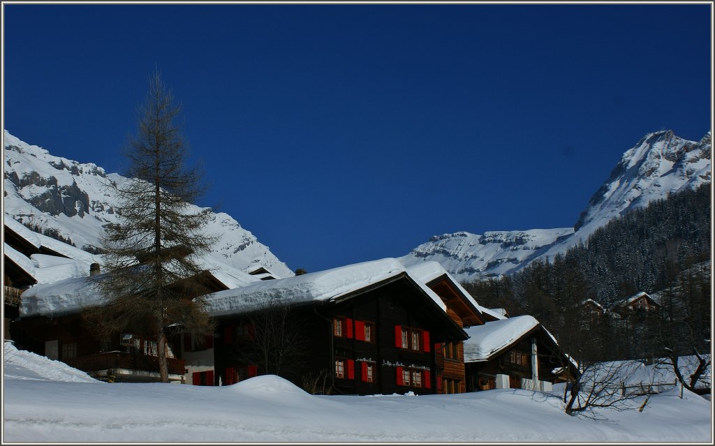 Winterstimmung in den Walliser Bergen.
(06.02.2012)