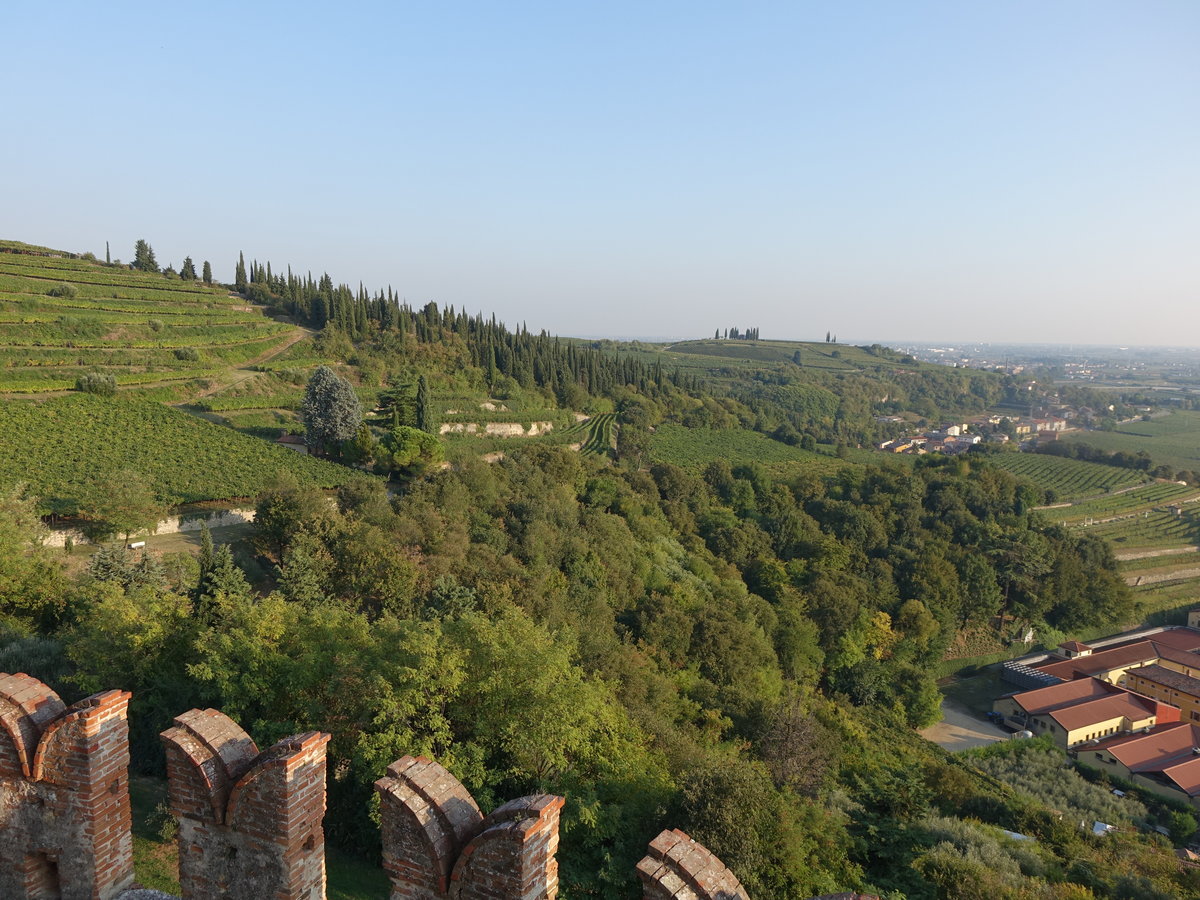 Aussicht von der Burg Soave (07.10.2016)