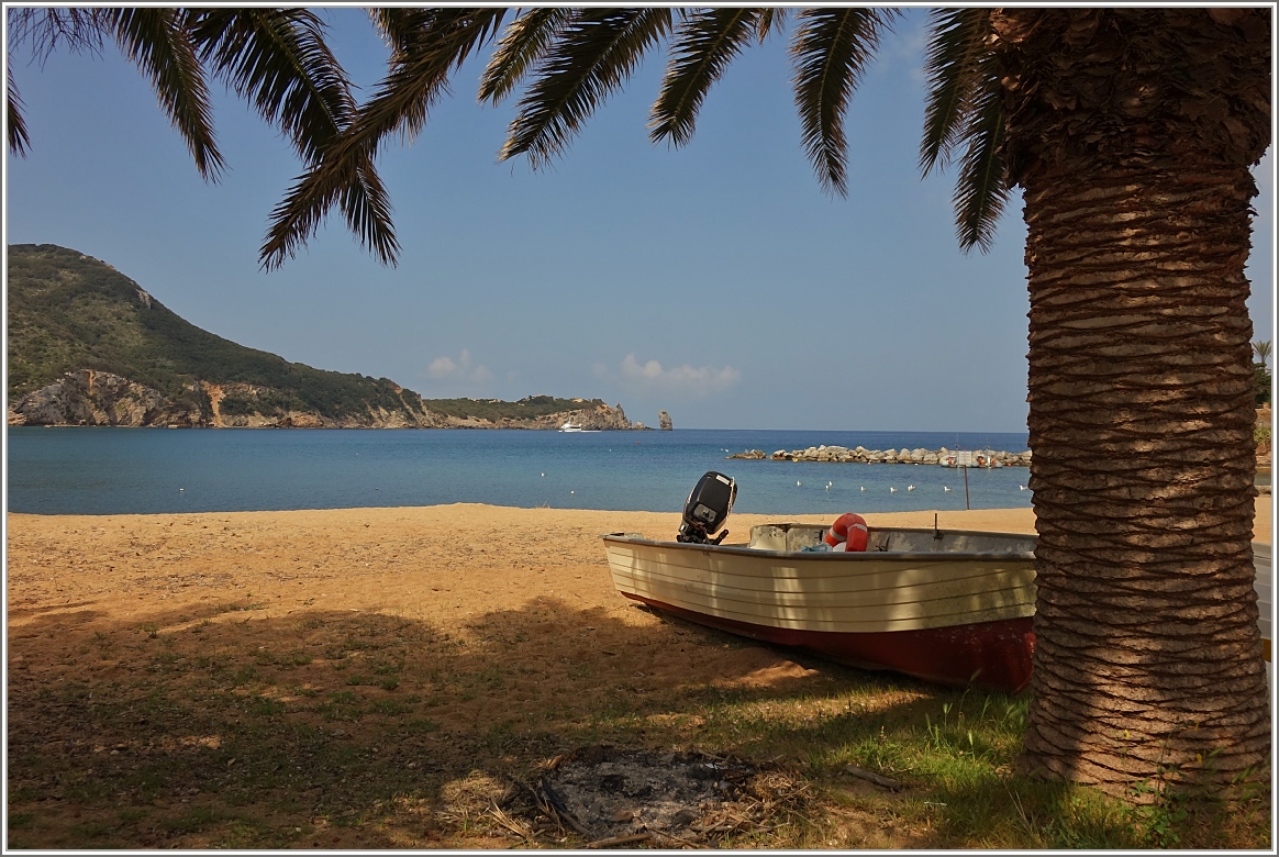 Der Strand von Giglio Campese
(24.04.2015)