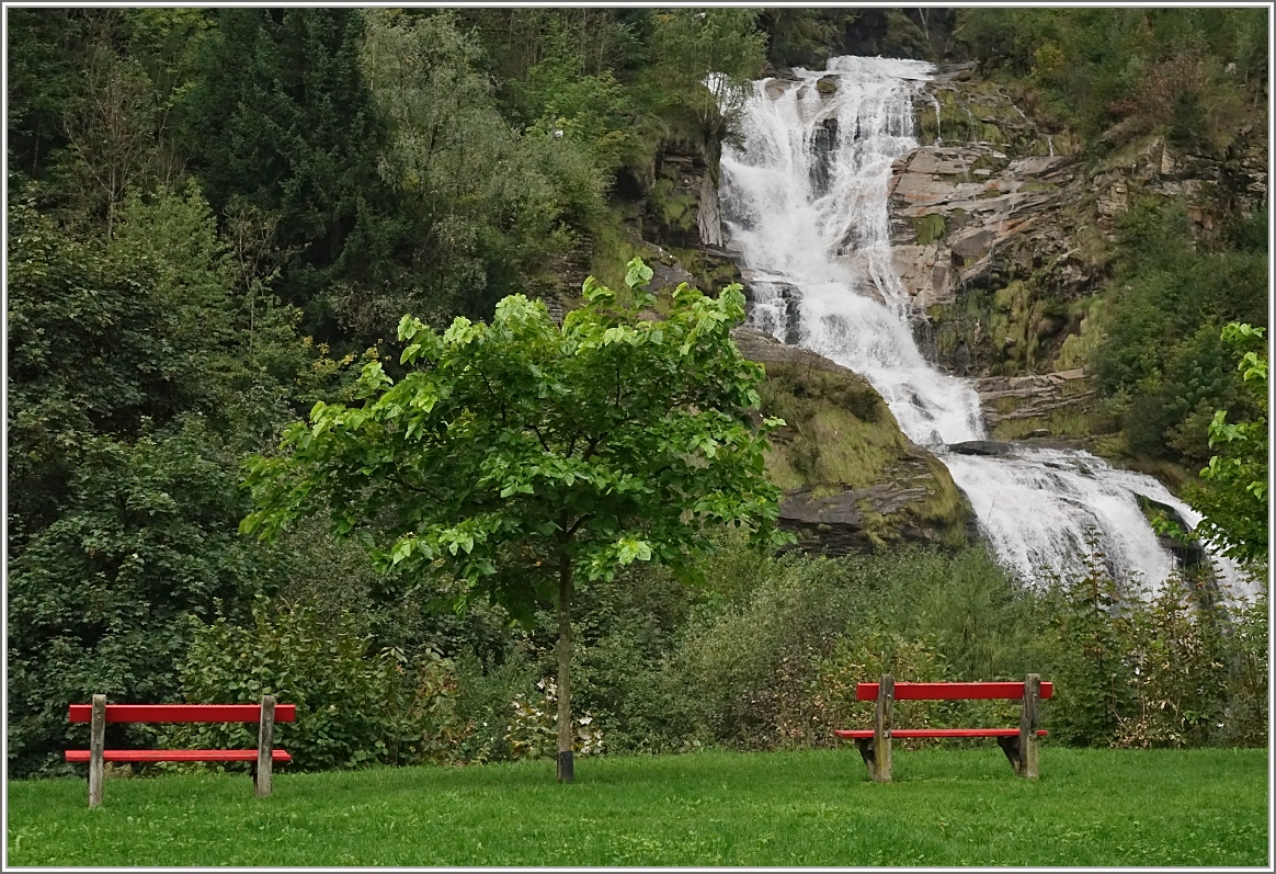 Der Wasserfall in Faido.
(22.09.2015)