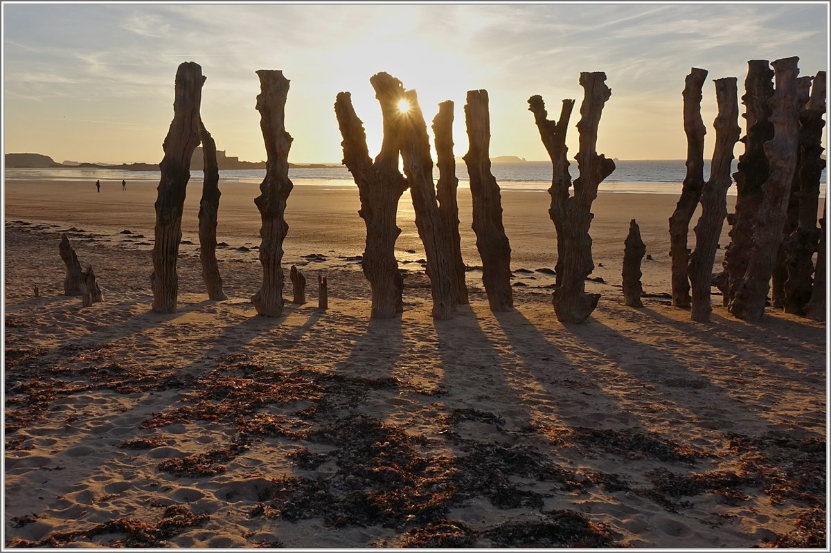 Sonnenuntergang am Strand von St.Malo
(14.05.2019)