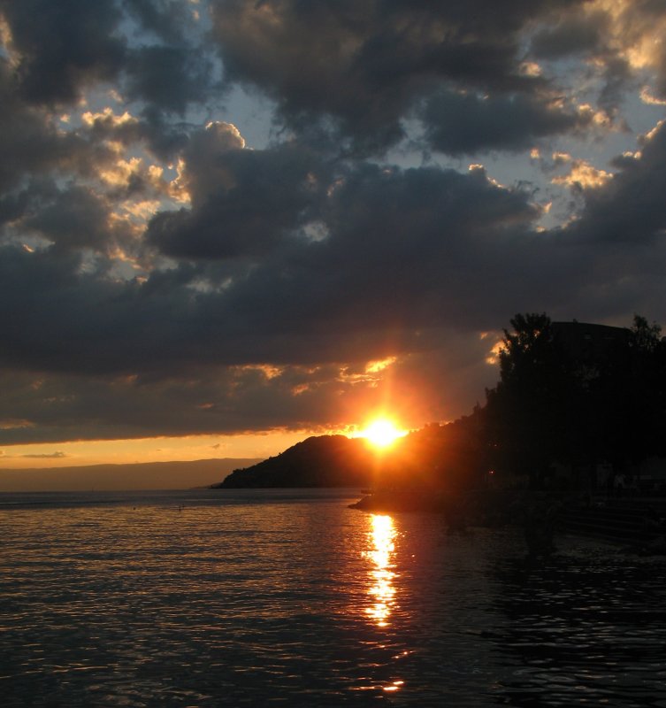 Abendstimmung am Genfersee.
(Juli 2008)