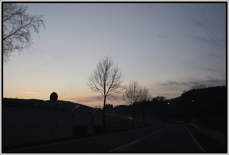 Abendstimmung im sdlichen Sauerland.