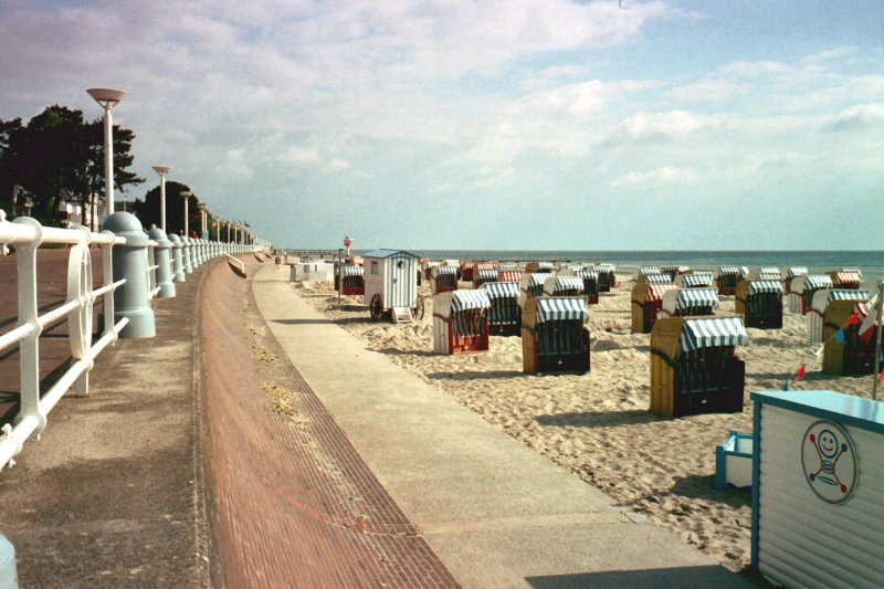 Badestrand von Travemnde, Sommer 2004