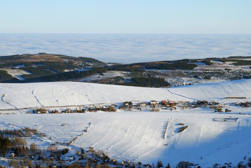 Blick vom Fichtelberg (25.12.2007)