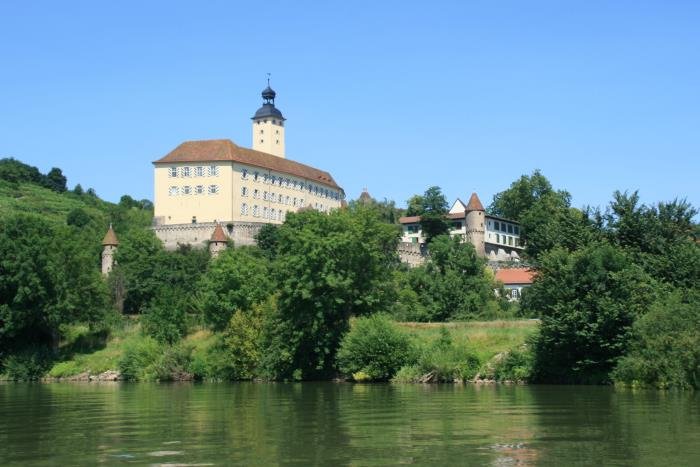 Das Barockschlo Horneck in Gundelsheim.