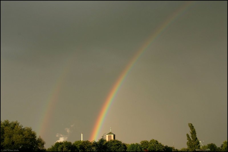 Doppel-Regenbogen ber Wanne-Eickel.   25.06.2007
