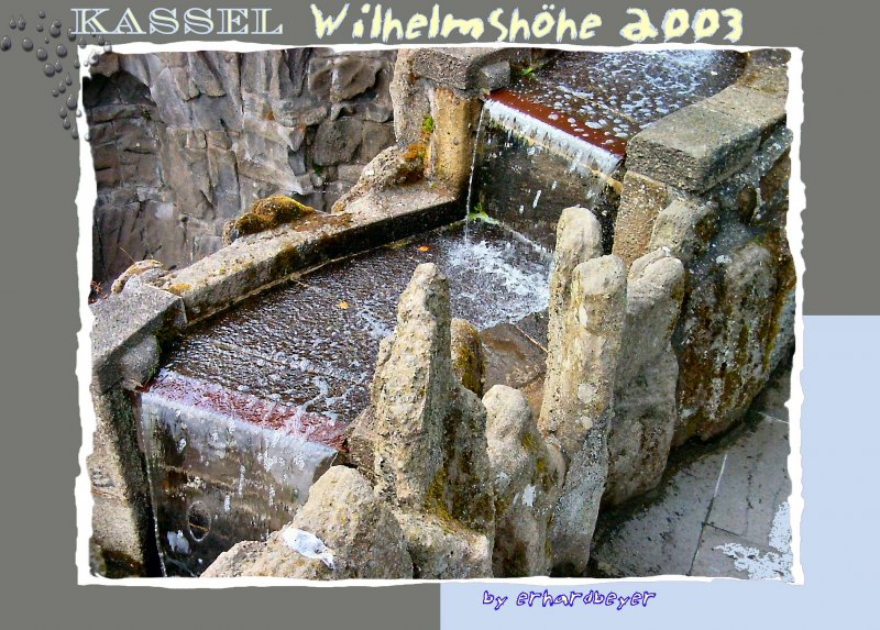 Kassel-Wilhelmshhe, Wasserspiele 2003