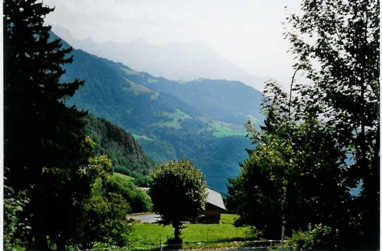 Landschaft bei Leysin im Waadtland