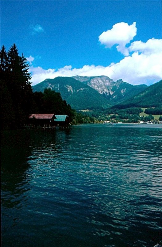 Nochmal Wolfgangsee und im Hintergrund der Schafberg