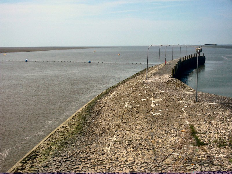 Nordsee am Eiderstauwerk