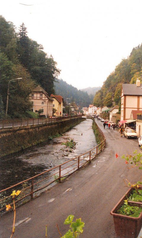 Schsich-Bhmische-Schweiz, Blick nach Hrensko