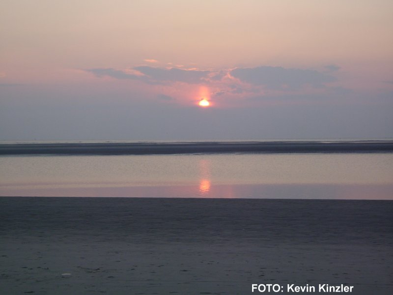 Sonnenuntergang auf Langeoog