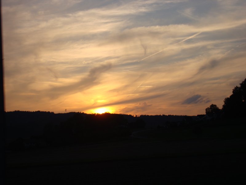 Sonnenuntergang in der Region Zofingen,22.07.2007