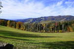 Blick vom Lindenberg bei St.Peter Richtung West über den herbstlichen Schwarzwald, Nov.2018