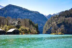 Einfahrt zum Königssee im Berchtesgadener Land - 30.04.2022