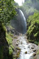 Stuibenfall im Oytal hinter Oberstdorf (Allgäuer Alpen/August 2011)