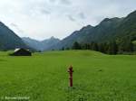 Trettachtal bei Dietersberg mit Trettachspitze im Hintergrund (August 2010)