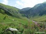 Nochmals ein Blick zurück zur Alpe, bevor es durch das Dietersbachtal wieder zurück Richtung Gerstruben geht (August 2010)