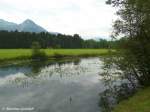 Blick von Fischen aus auf das Rubihorn am Abend (Oberallgäu - August 2010)