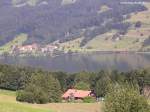 Teilansicht vom Großen Alpsee bei Immenstadt (Kreis Oberallgäu, Juli 2008)