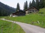 Alpe Lochbach im gleichnamigen Tal oberhalb von Oberstdorf-Tiefenbach erreichbar (Landkreis Oberallgäu, Bayern - Sommer 2009)