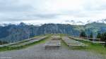 Dies ist der Platz für die Bergmessen an der Mittelstation der Fellhornbahn (Landkreis Oberallgäu, September 2013)