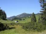 Alpe Dinjörgen im Lochbachtal bei Oberstdorf-Tiefenbach (Landkreis Oberallgäu, August 2010)