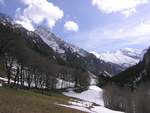 Höfats oberhalb von Dietersbachtal in Höhe von Gerstruben hinter Oberstdorf (Landkreis Oberallgäu - April 2006)