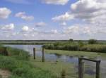 Hier mndet der Arado-Kanal in die Peene bei Anklam / MV. Aufnahme vom 29.07.2007