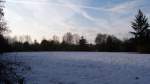 Eine Wiese im Winter bei Lehrte/Region Hannover, am 28.01.2010. 