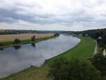 Elbe bei Neuhirschstein, Landkreis Meissen (12.07.2024)