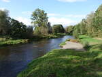 Fluss Bode bei Adersleben, Landkreis Harz (28.09.2024)