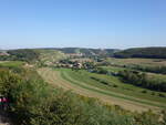 Ausblick vom Kloster Zscheiplitz auf das Unstrut Tal (22.09.2024)