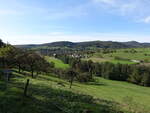 Ausblick auf den Ort Lembach im Arrondissement Haguenau-Wissembourg (13.10.2024)