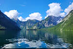 Mit dem Schiff über den Königssee...