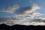 Abendhimmel über den Hörnern (Oberallgäu/August 2011)