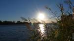 Stimmung an der Elbe bei Lauenburg (Kleinstadt im Kreis Herzogtum Lauenburg in Schleswig-Holstein, Sept. 2012)