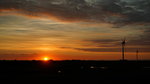 Sonnenuntergang über der Marsch der Nordseeinsel Föhr. Foto: Spätsommer 2014