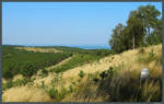 Die Kurische Nehrung ist bekannt für ihre Dünen. Die 57 m hohe Preila-Düne nahe dem gleichnamigen Dorf bietet einen schönen Ausblick über die Landschaft. (Preila, 27.08.2024)