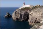 Das Cabo de So Vicente ist der sdwestlichste Punkt Europas. Hier steht in einem Fortaleza ein Leuchtturm. 12.10.2011

